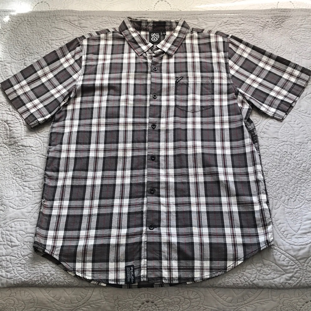 LRG button up shirt.